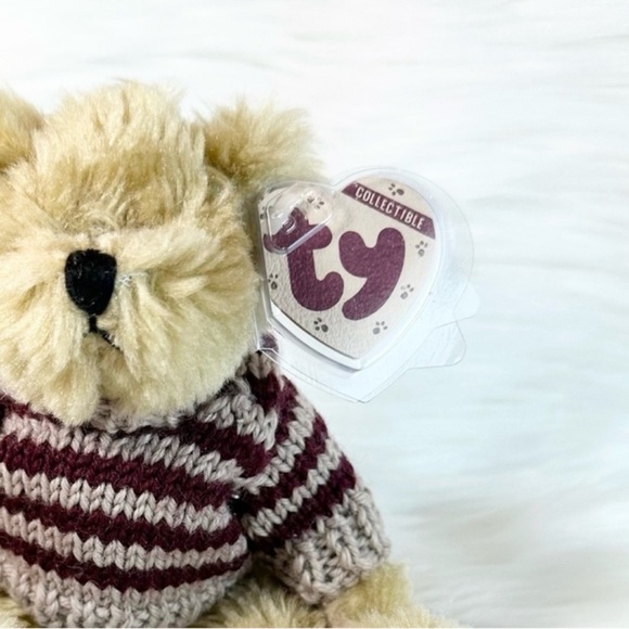Vintage Ty Attic Treasures Chelsea the Bear 1993 With Tag - Picture 3 of 6